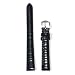 Watchband Genuine Lizard Black 12mm