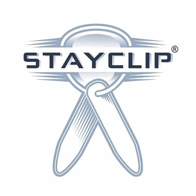Stayclip Brushed Steel Collar Stays - 8 Pairs