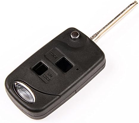 Replacement 2 Buttons Keyless Entry Folding Flip Key Case Shell Blank for Toyota Series