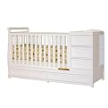 Athena Daphne Convertible Crib in White