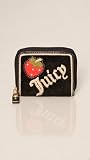 Juicy Couture - Juicy Couture Black Terry Berry Mini Wallet
