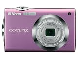 Nikon Coolpix S4000 Digitalkamera (12,0 Megapixel, 4-fach Weitwinkelzoom, 7,5cm (3,0-Zoll) Touchscreen) pink - 