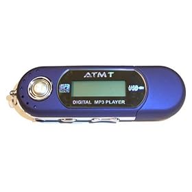 ATMT MINI MP3 512MB Player - Blue