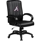 Home Office Chair with MLB Logo Panel Team: Atlanta Braves Secondary