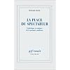 Esth�tique et origines de la peinture moderne, tome 1 : La Place du spectateur