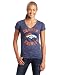 NFL Women's Denver Broncos Pride Playing II Short Sleeve Deep V-Neck Haze Tee