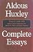 Complete Essays, Vol. 1: 1920-1925