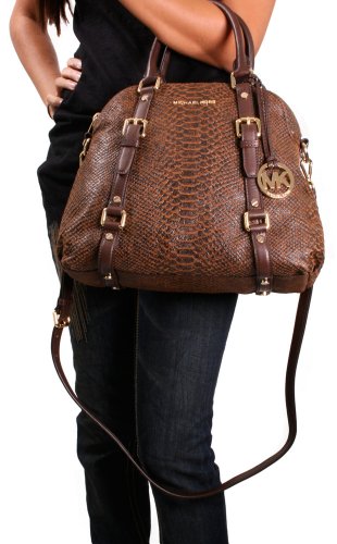 Michael Kors Bedford Women's Bowling Satchel Handbag Purse