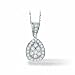 1/2 ct dtw multi diamond pendants