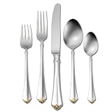 Oneida Golden Juilliard 68-Piece Flatware Set, Service for 12
