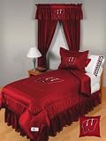 Wisconsin University NCAA Locker Room Complete Bedroom Package