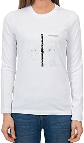 Monahun White Customizable Different Popular Naruto Vs Sasuke T-shirt/women Medium