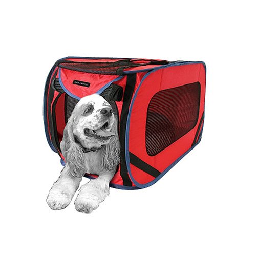 Small Professional Dog Kennel - Red