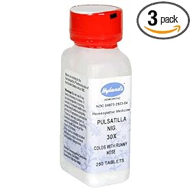 Hyland's Pulsatilla Nig., 30X, 250 Tablets (Pack of 3)