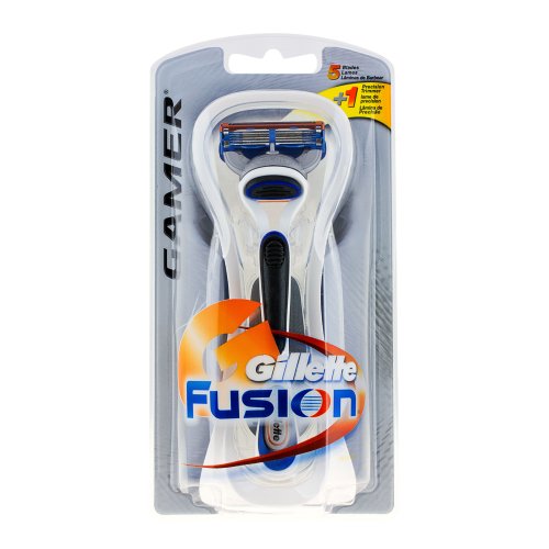 Gillette - 3474053 - Fusion Gamer - Rasoir manuel avec 1 lame de remplacement