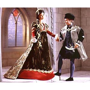 Romeo and Juliet As Barbie and Ken Mattel Barbie Doll Set by Mattel