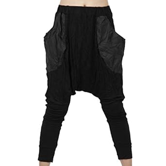 WMicroFR Sarouel Pantalon Style Hip Hop Danse Sport Pour Femme Taille