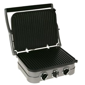 Cuisinart GR-4 Griddler Stainless-Steel 4-in-1 Grill/Griddle and Panini Press