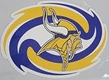 MINNESOTA VIKINGS NFL Car Sport Magnet Bright Colors Big New 12"