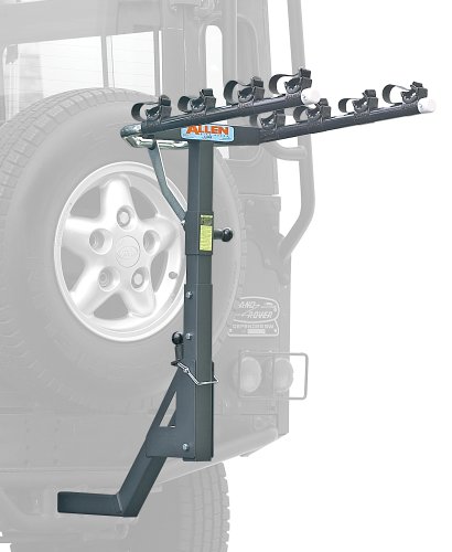 Allen Deluxe 4-Bike Hitch Mount Rack for Vehicles with Rear Mounted Spare Tire (2-Inch... by Allen Bike Racks