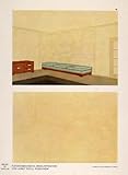 IMAGE OF 1931 Art Deco Interior Design Wall Cabinet Sofa Print - Original Color Print