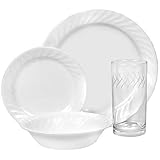 Corelle Impressions Enhancements 16-Piece Dinnerware Set, Service for 4