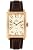 Gevril Men's 5100A Avenue of America Swiss Automatic Rose-Gold Sub-Second Leather Watch from Gevril