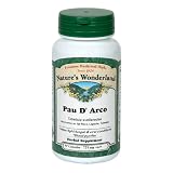 Nature s Wonderland Pau D  Arco Herbal Supplement Capsules, 725 mg, 60-Count Bottles (Pack of 3)