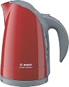 Bosch TWK6004N Wasserkocher / 2400 Watt / 1,7 l / rot-hellgrau