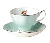 Royal Albert 1930-Polka Rose  Tea Cup & Saucer