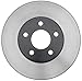 ACDelco Gold 18A2458 Black Hat Front Disc Brake Rotor
