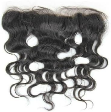 10" Brazilian Virgin Hair Body Wave Lace Closure/top Closure (13"*2") Natural Color 120% Density