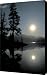 Moonrise at Edison Canvas Print / Canvas Art - Artist Larry Darnell