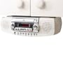 GPX D835 Undercabinet CD/AM/FM Clock Radio