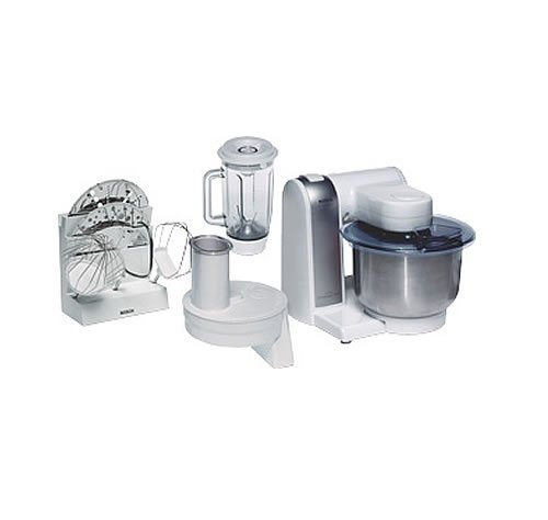 Bosch Compact 450 Watt Mixer Plus Blender Shredder And SS Bowl - MUM4750