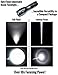 LAST MAN Tactical Opti-Flood Adjustable Beam LED Flashlight Kit - 2 Preimum Tactical Flashlights with Ultra Bright Cree LEDs and High-Powered Rechargeable Lithium-Ion Batteries