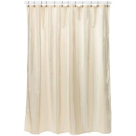 Croscill Fabric Shower Curtain Liner, Linen