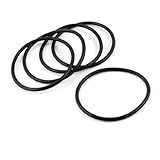 uxcell オイル　シールOリング　機械　5個入り　65mmの外径 58mmの内径　3.5mmの厚さ　ゴム