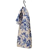 April Cornell Cherry Blossom Blue Waffleweave Tea Towel