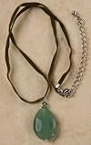 Green Aventurine Drop Necklace