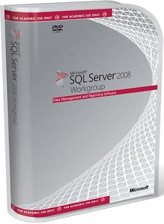 Microsoft SQL Server Workgroup Edition 2008 Educational DVD - 5 Client (PC CD)