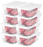 Bravo-fit Women's Shoe Storage System 8 Pack Stackable