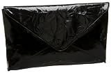 Jessica McClintock Crinkle Large Flap Clutch