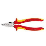 KNIPEX（クニペックス） 9778-180 エンドスリーブ用絶縁圧着ペンチ CAADBE_FXBHLH