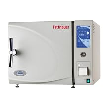 Heidolph Tuttnauer Autoclave Sterilizer Electronic Air-Driven Model with Printer and Stainless Steel Trays