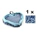 First4Spares Replacement Pad For VAX S2, Bionaire Steam Mop & Montiss CSM5761M Microfibre CORAL Washable Pad Fits H2O H20