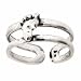 Sterling Silver Adjustable Foot Toe Ring