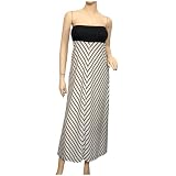 Jr Plus size Striped Dress Skirt White