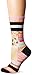 Stance Women's Tina Graphic Print Stripe Arch Support Classic Crew Sock