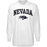 Nevada Wolf Pack White Bare Essentials Long Sleeve T-shirt